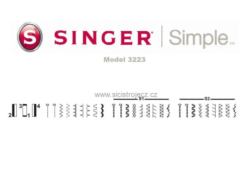 Singer Simple 3223 YELLOW