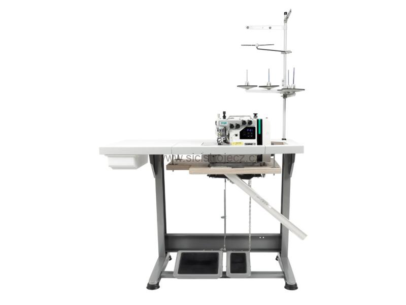 Průmyslový 4nitný overlock s horním podáváním Zoje B9500T-13H-02 SET