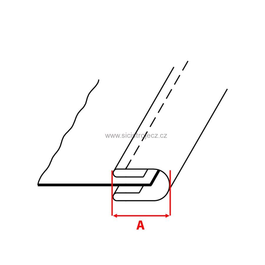Lemovač 4PLY pro coverlock Leader - páska 36 mm, A=10 mm