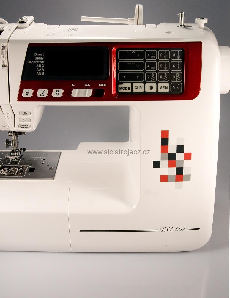 šicí stroj Janome 607 TXL + přídavný stolek