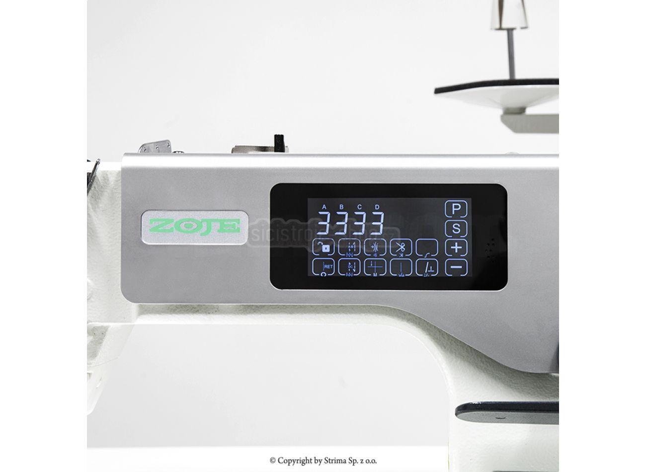 Průmyslový šicí stroj velký chapač Zoje A8000-D4-HG-TP-02 SET