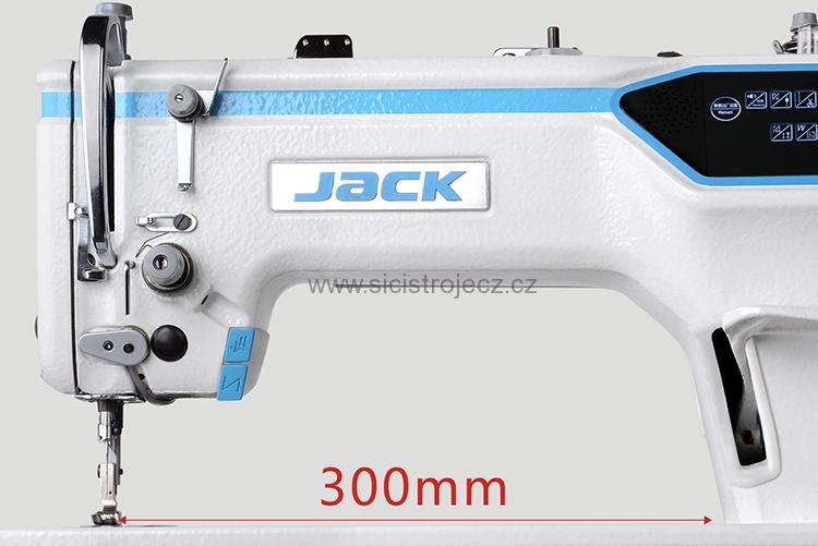 Jack A6F-EH 1-jehlový šicí stroj s odstřihem, jehelní podává