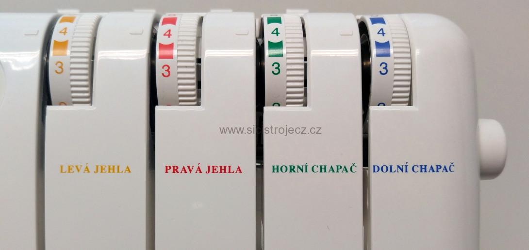 overlock Lada 700 D + dárek 5 patek 