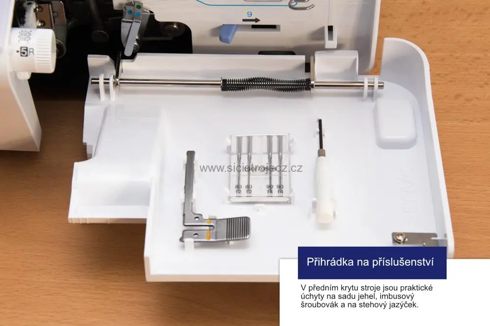 overlock Brother 1034DX + sada 4 nití
