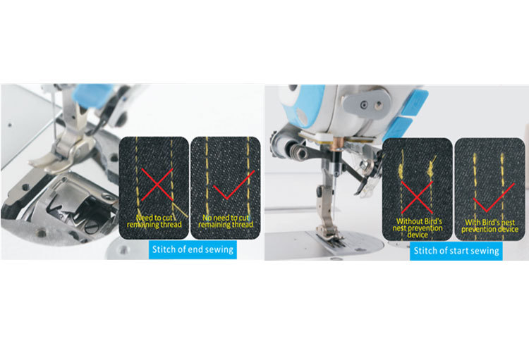 Jack A5-N 1-jehlový šicí stroj s odstřihem, 3mm odstřih, BIR