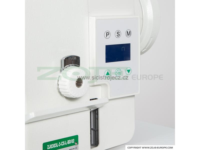 Průmyslový šicí stroj Zoje ZJ0303L-3-CX-L-BD/02 Z SET