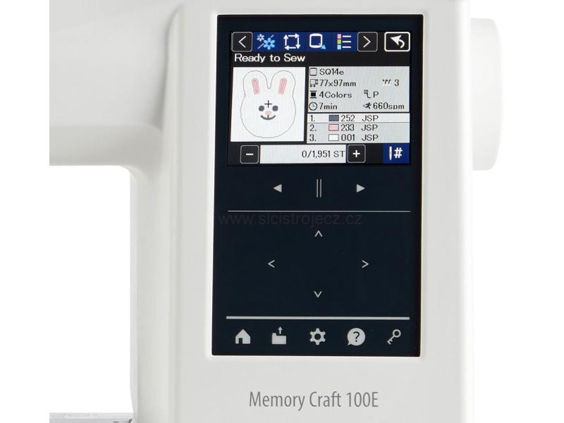 Vyšívací stroj Janome MC100E