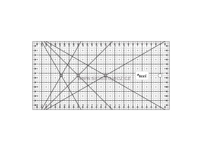 Sada na patchwork a šití Texi Craft šedá 45X30