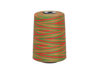 Polyesterová nit žíhaná Viga 80 multicolor - 9041