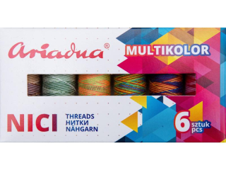 Sestava nití Multicolor Earth Viga 80/150 m - 6 barev (zem)