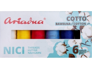 Sestava nití Cotto Sky Cotto 80/170 m - 6 barev (nebe)