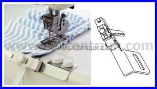 Patka pro našívání gumy úzká 6-8,5mm pro Elna 434/444/Easyco