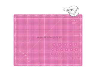 Řezací podložka TEXI PINK 60X45