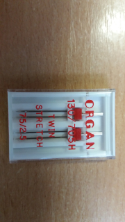 Organ dvojjehla Stretch 130/705 H  síla 75 rozpich 2,5 mm