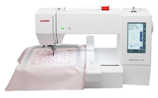 vyšívací stroj Janome MC 400 E + vyšívací sada zdarma
