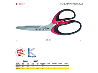 Nůžky KRETZER ECO HOBBY 979225 
