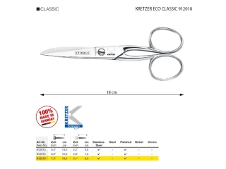 Nůžky KRETZER ECO CLASSIC 912018