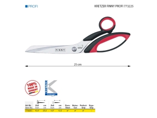 Nůžky KRETZER FINNY PROFI 773225