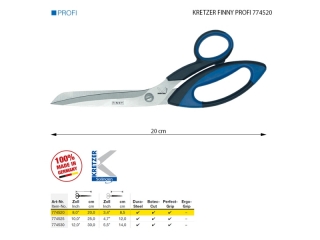 Nůžky KRETZER FINNY PROFI 774520